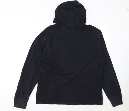 Nike Women’s Black Pullover Hoodie Medium 100% Cotton Logo Detail
