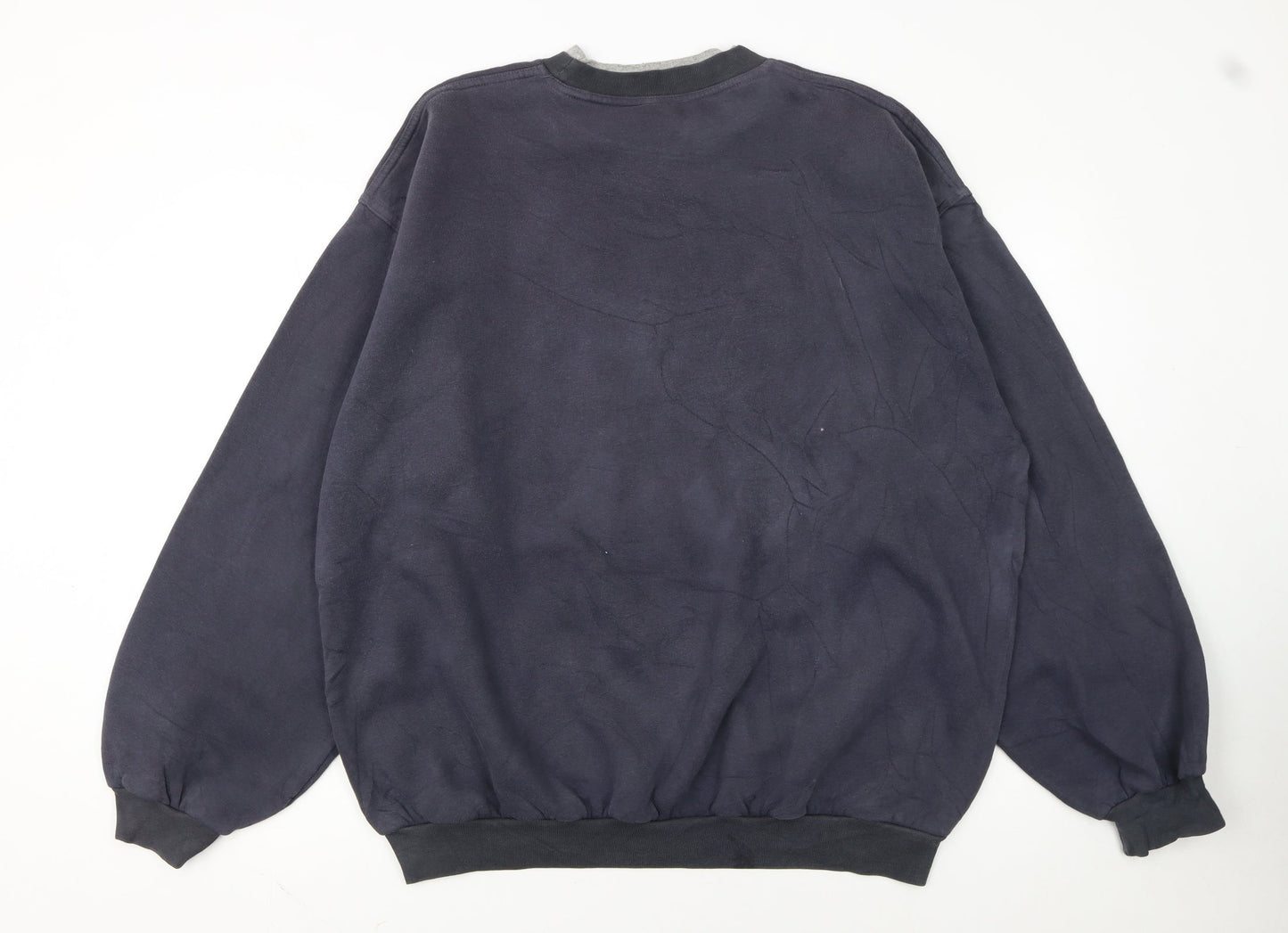 Timberland Men’s Navy Blue XL Pullover Sweatshirt Embroidered USA