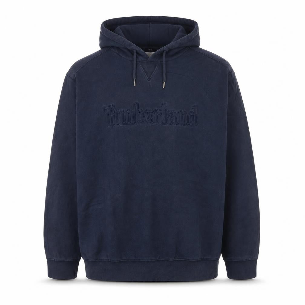 Timberland Men's Blue Pullover Hoodie 2XL Cotton Blend Outdoor Style