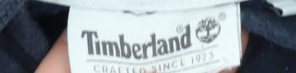 Timberland Men's Blue Pullover Hoodie 2XL Cotton Blend Outdoor Style