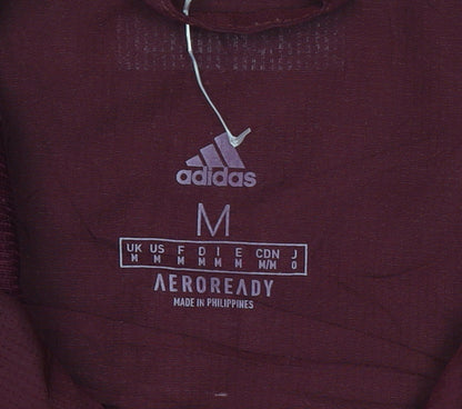 Adidas Men's Brown Aeroready Football Track Jacket Size M