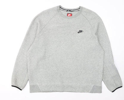 Nike Men's Grey 2XL Pullover Crew Neck Sweatshirt