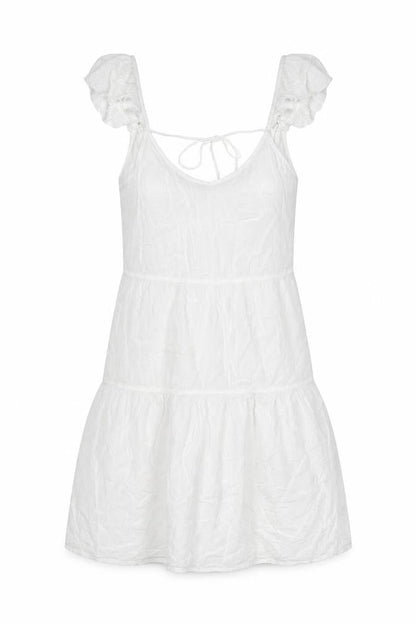 New Look Women’s White Cover Up Dress S Holiday Beach Lightweight