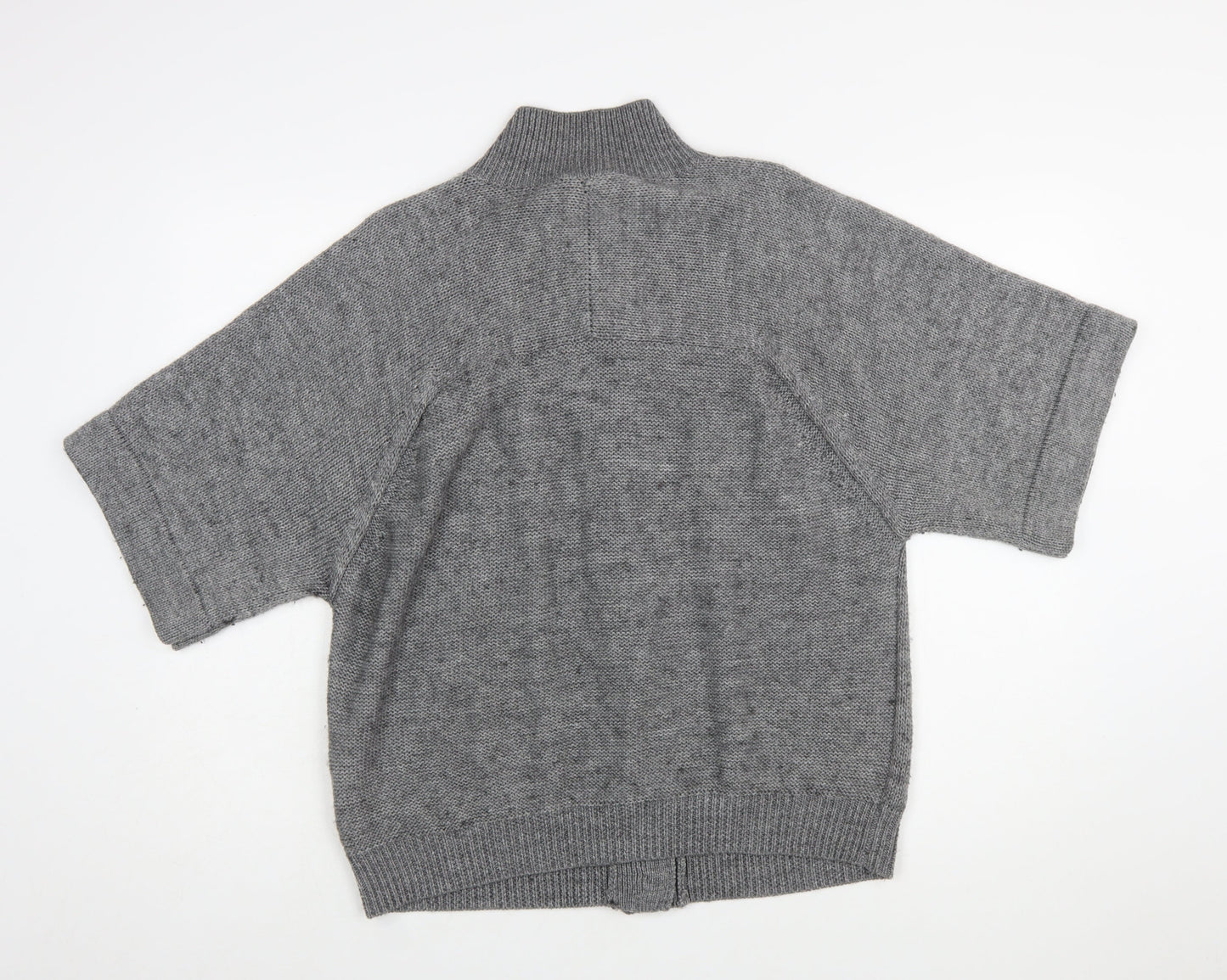 Kaliko Women's Grey Cable-Knit Button Cardigan Size 16