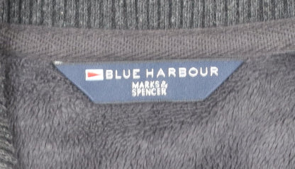 Marks and Spencer Blue Harbour Men's Grey 2XL Sleeveless Full Zip Vest