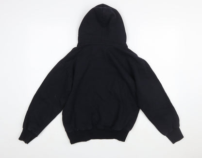 RS USA INC Womens Black XS Pullover Hoodie New York City Graphic Cotton Blend