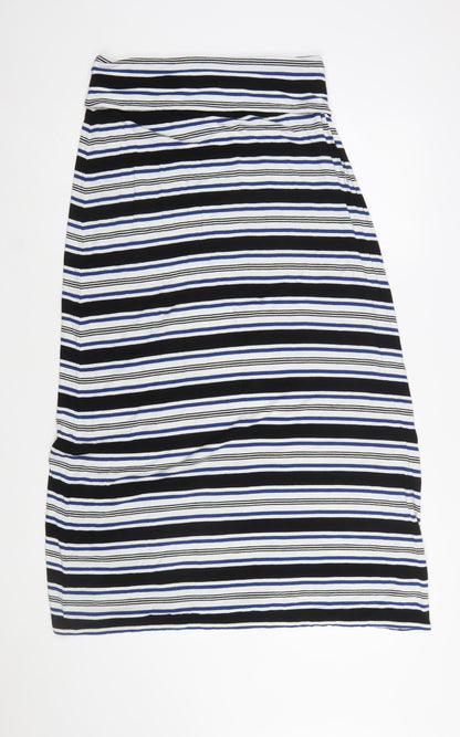 Max Studio Women’s Multicoloured Striped Midi Skirt Size M