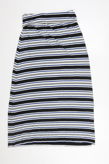 Max Studio Women’s Multicoloured Striped Midi Skirt Size M