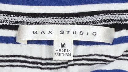 Max Studio Women’s Multicoloured Striped Midi Skirt Size M