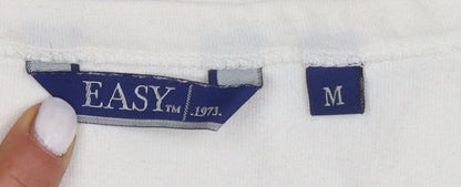 EASY 1973 Men’s White Graphic Ocean Drive T-Shirt Size M