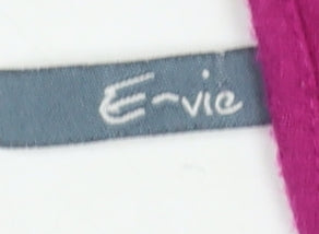 E-vie Women's Multicoloured Floral Chiffon Tank Top Size 8