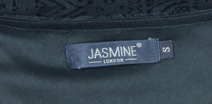 Jasmine London Women’s Black Lace Beaded Shift Dress Size S