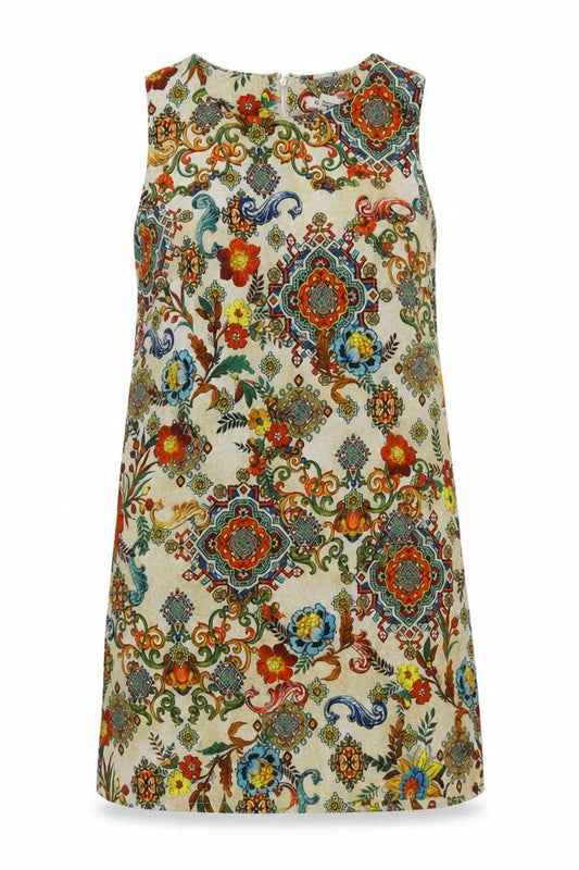 Glamorous Womens Multicoloured Floral Shift Dress Size M