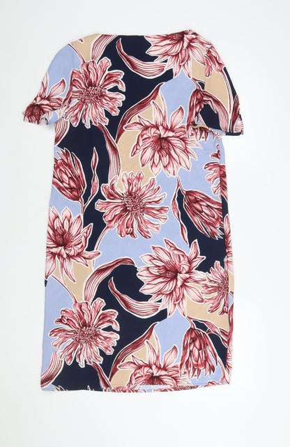 Marks and Spencer Women’s Multicoloured Floral Shift Dress Size 10