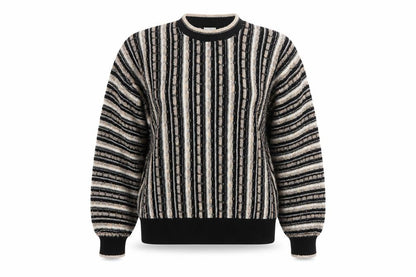 BHS Womens Multicoloured Striped Acrylic Knit Jumper Size 10-12