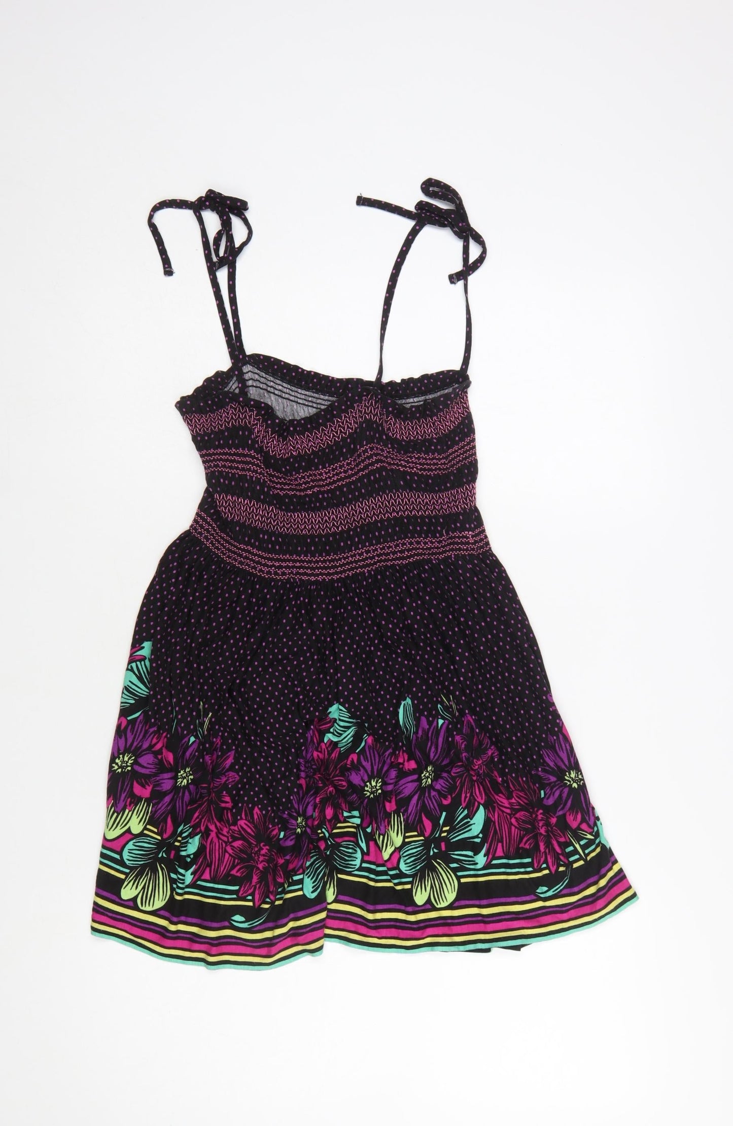 Oasis Women's Multicoloured Floral Viscose Camisole Top Size 10