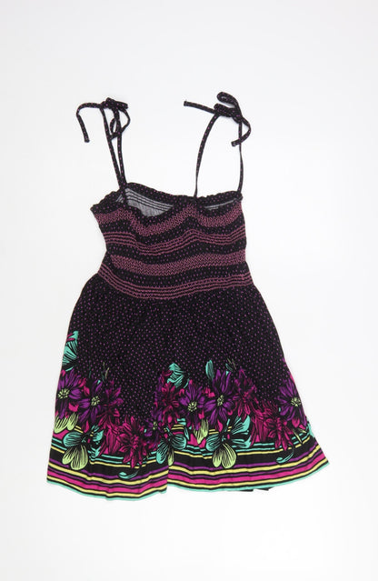Oasis Women's Multicoloured Floral Viscose Camisole Top Size 10