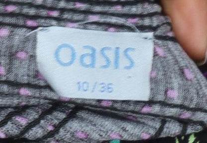 Oasis Women's Multicoloured Floral Viscose Camisole Top Size 10
