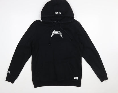 Homies Marbella Men's Black Pullover Hoodie M Graphic Fleece