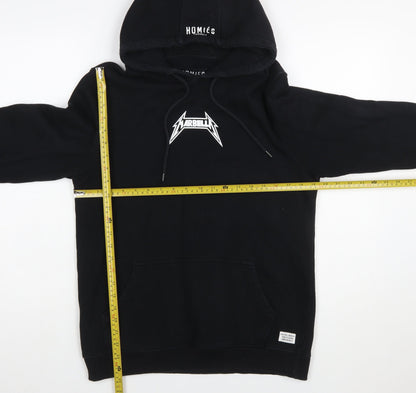 Homies Marbella Men's Black Pullover Hoodie M Graphic Fleece