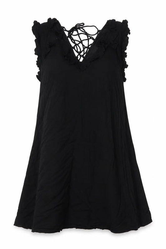 River Island Women’s Black Size 10 Sleeveless Mini Dress