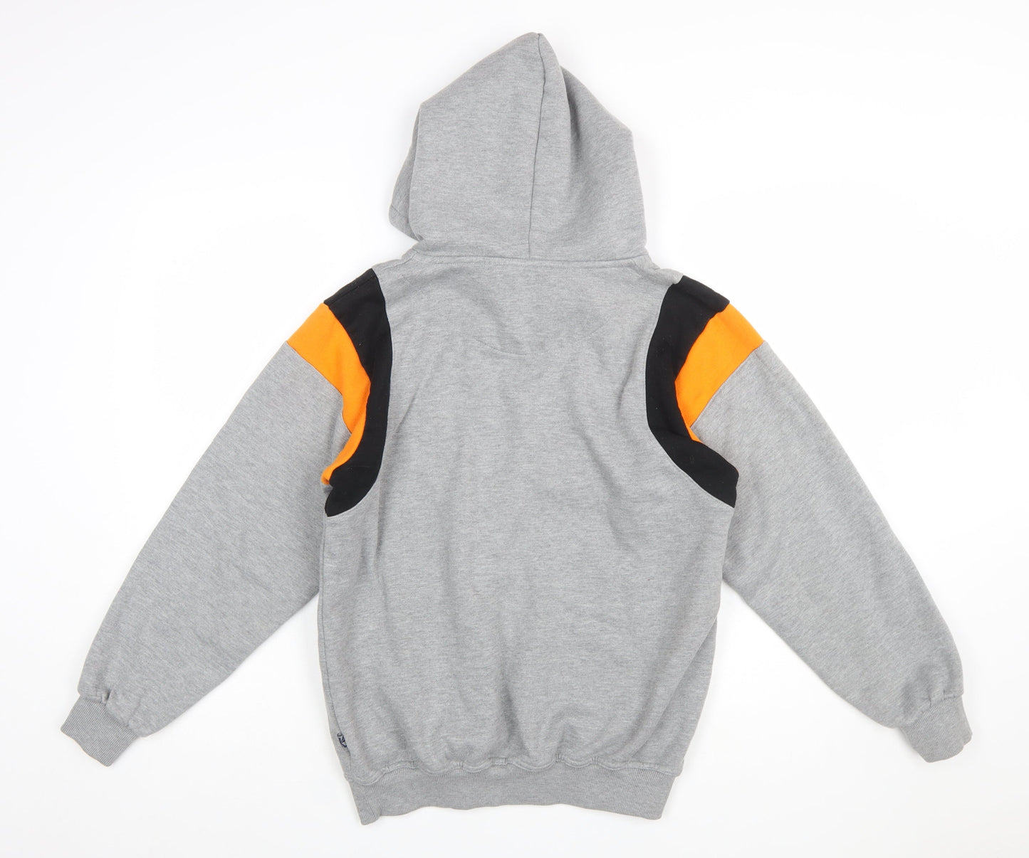 Kukri Mens Grey Hoodie Wilmslow Hockey Graphic Pullover 2XS