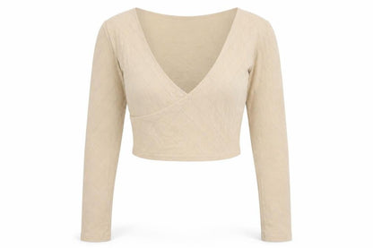 Urban Outfitters Women Beige V-Neck Knit Pullover Jumper Size M