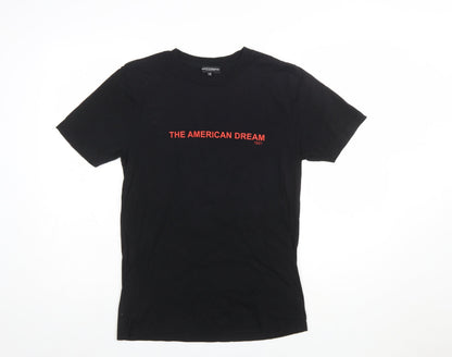 Jasper Cunningham Men's Black XS Graphic Crew Neck T-Shirt