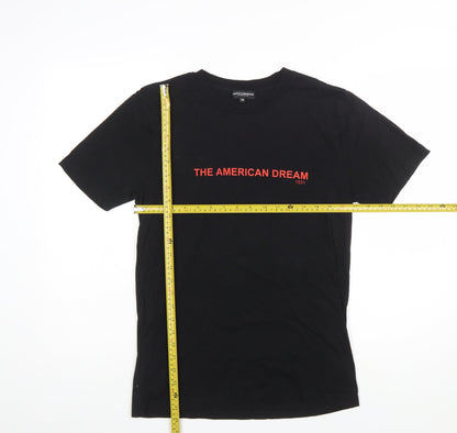 Jasper Cunningham Men's Black XS Graphic Crew Neck T-Shirt