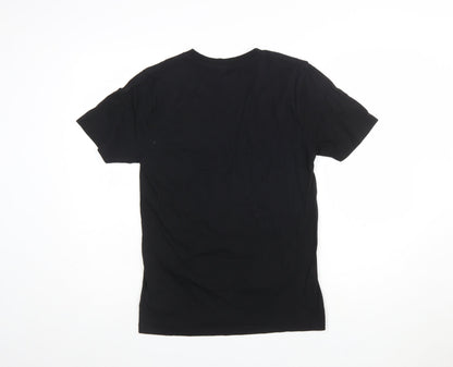 Jasper Cunningham Men's Black XS Graphic Crew Neck T-Shirt