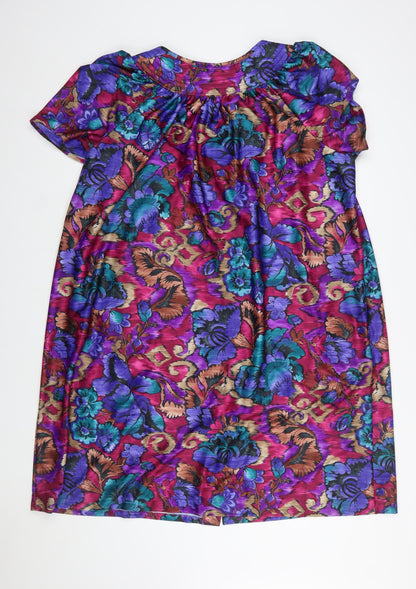 Collections Women’s Multicoloured Floral Shift Dress Size 18