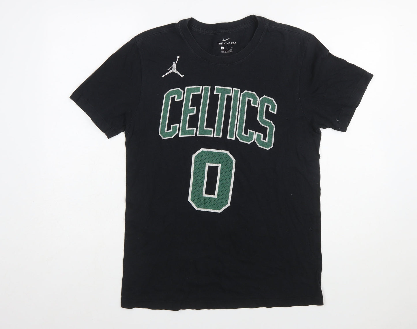 Nike Men's Black Celtics T-Shirt S Jordan Sports Basketball Tee