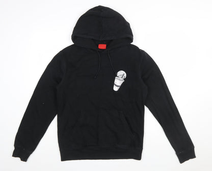 Five Guys Mens Black XS Pullover Hoodie Graphic Print