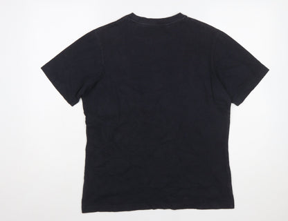 Monsoon Women’s Black Graphic Cotton T-Shirt Size M