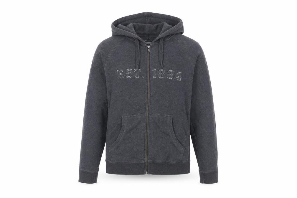 Marks & Spencer Men’s Grey Full Zip Hoodie Large Blue Harbour