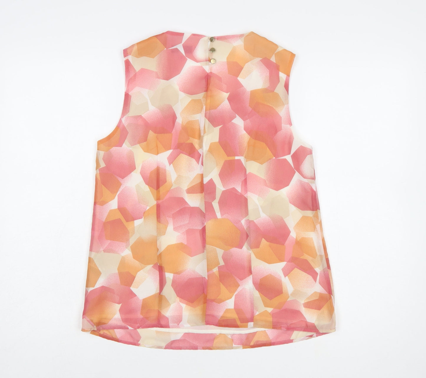 Jasper Conran Women’s Multicoloured Sleeveless Chiffon Blouse Size 10