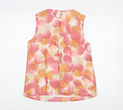 Jasper Conran Women’s Multicoloured Sleeveless Chiffon Blouse Size 10