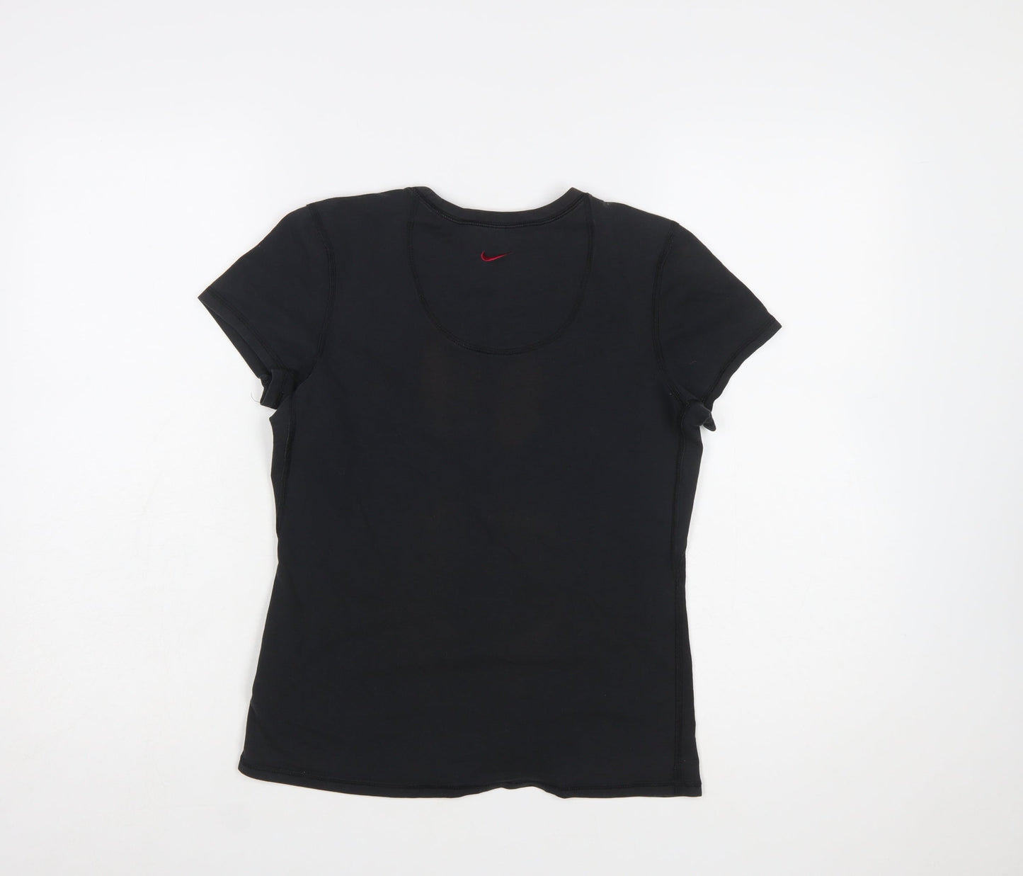 Nike Women's Black Crew Neck Fit Dry Sports T-Shirt Size M