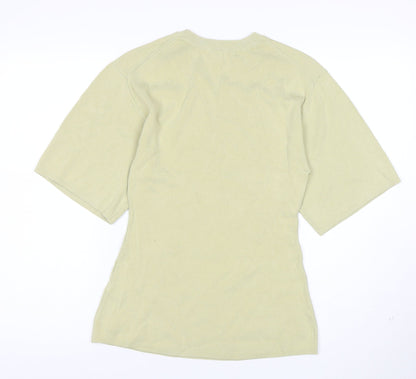 Marks and Spencer Women’s Beige Short Sleeve Knit T-Shirt Size S