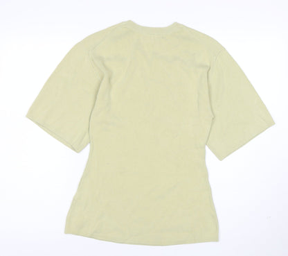 Marks and Spencer Women’s Beige Short Sleeve Knit T-Shirt Size S