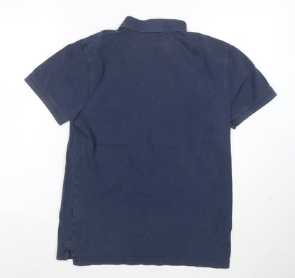 Levi's Men's Navy Blue Classic Cotton Short Sleeve Polo Shirt S