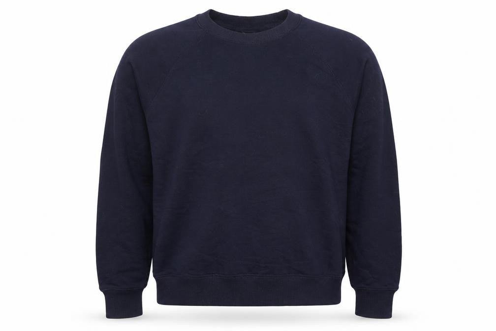 Arket Men's Blue Cotton Long Sleeve Pullover Sweatshirt Size S