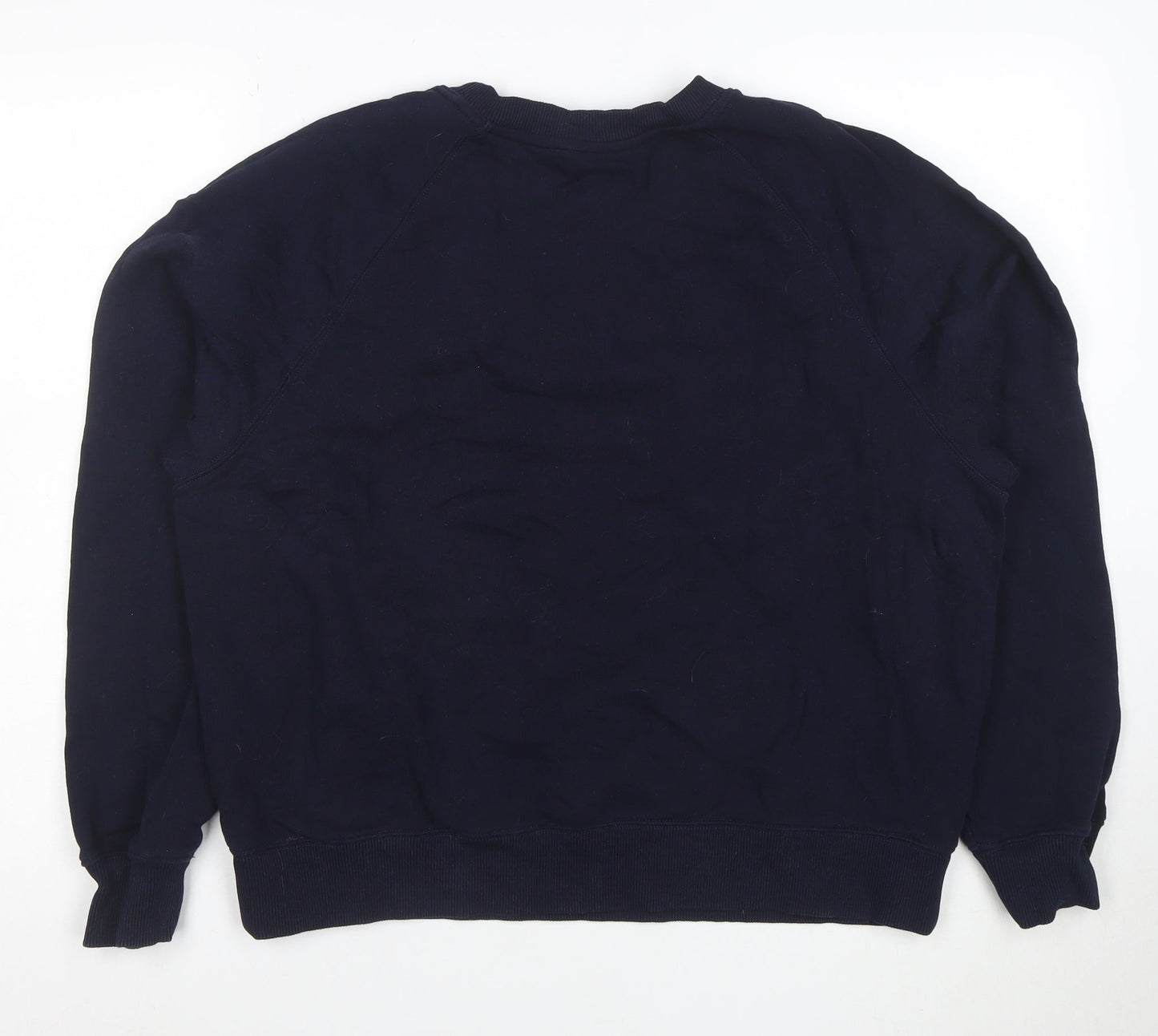 Arket Men's Blue Cotton Long Sleeve Pullover Sweatshirt Size S