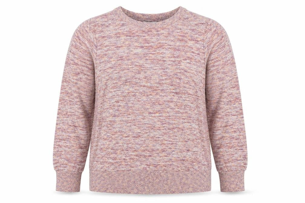 Next Women's Pink Mix Crew Neck Pullover Sweatshirt XL Cotton Blend