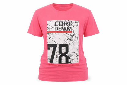 Action Women’s Pink Graphic Core Denim 78 T-Shirt M