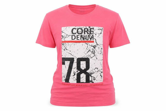 Action Women’s Pink Graphic Core Denim 78 T-Shirt M