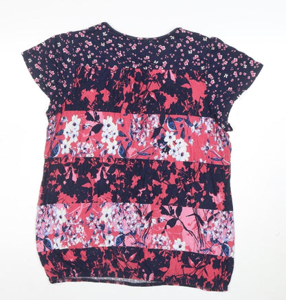 Marks and Spencer Per Una Women's Multicoloured Floral Tunic Blouse Size 18