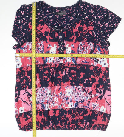 Marks and Spencer Per Una Women's Multicoloured Floral Tunic Blouse Size 18