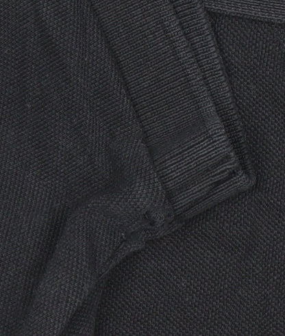 GANT Men's Black Cotton Polo Shirt Size M Short Sleeve Classic Fit