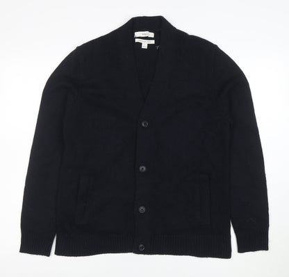 Marks and Spencer Men’s Black Lambswool Blend Cardigan M
